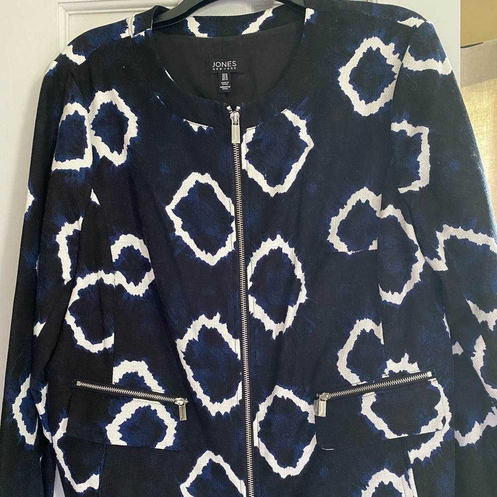 Jones NY blue/black jacket